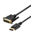 AISENS Cable conversor DisplayPort a DVI, DP/M - DVI/M, Negro, 2.0m