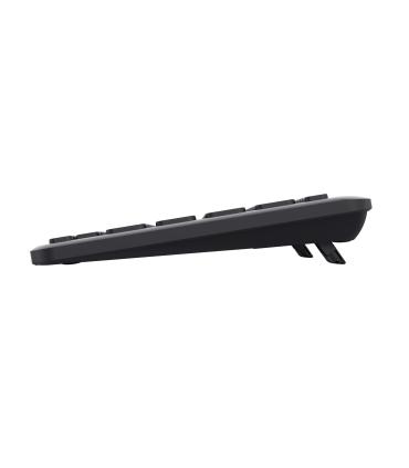Trust Lyra teclado Oficina USB + RF Wireless + Bluetooth QWERTY Español Negro
