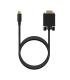 AISENS Cable Conversor USB-C a VGA, USB-C M-HDB15 M, Negro, 1.8M