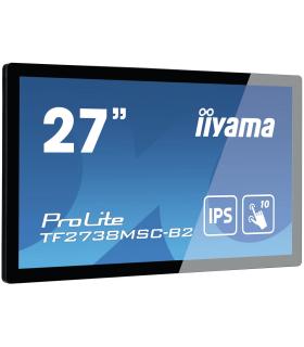 iiyama ProLite TF2738MSC-B2 pantalla para PC 68,6 cm (27") 1920 x 1080 Pixeles Full HD LED Pantalla táctil Multi-usuario Negro