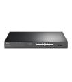 TP-Link TL-SG1218MPE Gestionado L2 Gigabit Ethernet (10/100/1000) Energía sobre Ethernet (PoE) 1U Negro