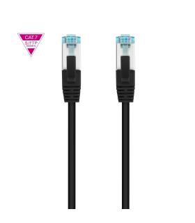 Nanocable Cable de Red Cat.7 600MHZ LSZH SFTP PIMF AWG26, Negro, 1 m