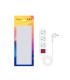 Nanocable Regleta de Enchufes con 3 Tomas con Interruptor, 1.4 m, Blanco