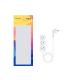 Nanocable Regleta de Enchufes con 3 Tomas, 1.4 m, Blanco