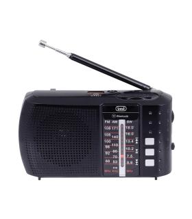 Trevi 0RA7F2000 radio Portátil Analógico y digital Negro