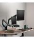 AISENS Soporte de Mesa Contrapeso Giratorio e Inclinable para Portatil y Monitor TV 8Kg de 17-32, Negro