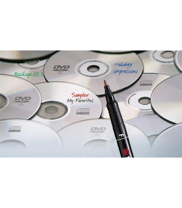 STABILO OHPen universal permanent, 4 Pack marcador permanente Punta redonda Negro, Azul, Verde, Rojo 4 pieza(s)