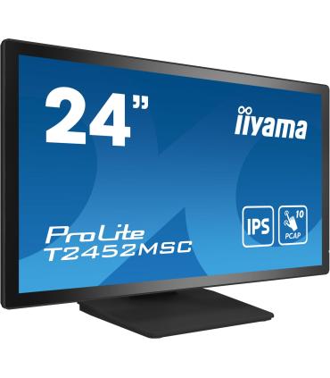 iiyama ProLite T2452MSC-B1 pantalla para PC 60,5 cm (23.8") 1920 x 1080 Pixeles Full HD LCD Pantalla táctil Multi-usuario Negro