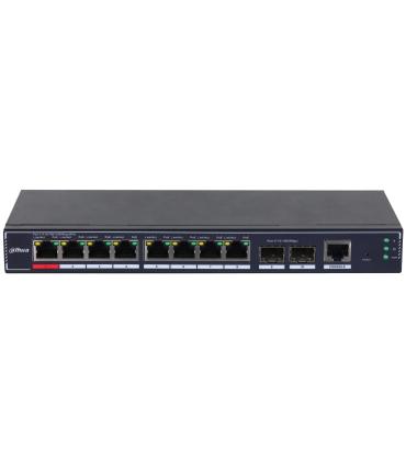 Dahua Technology PoE SG4010P-2F Gestionado L2 Gigabit Ethernet (10 100 1000) Energía sobre Ethernet (PoE) Negro