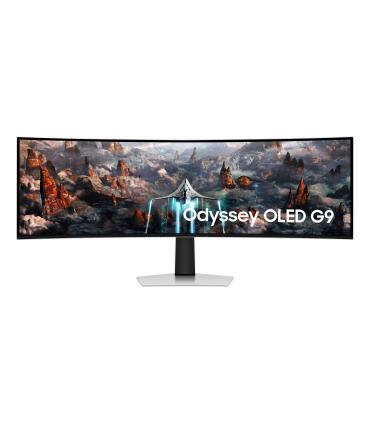 Samsung G93SC pantalla para PC 124,5 cm (49") 5120 x 1440 Pixeles Dual QHD OLED Plata