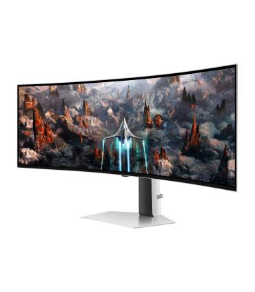 Samsung G93SC pantalla para PC 124,5 cm (49") 5120 x 1440 Pixeles Dual QHD OLED Plata