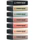 STABILO BOSS NatureColors marcador 6 pieza(s) Punta de cincel Negro, Bronce, Verde, Gris, Verde claro