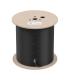 AISENS Cable de Red Exterior Impermeable RJ45 Cat.6 UTP Rígido CCA AWG23, Negro, 305M