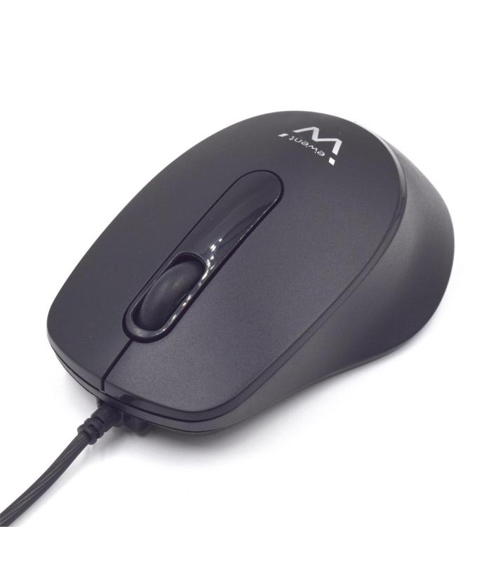 Ewent EW3159 ratón Oficina Ambidextro USB tipo A Óptico 1000 DPI