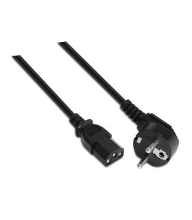 AISENS A132-0169 cable de transmisión Negro 5 m CEE7 7 C13 acoplador