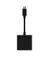 AISENS Conversor USB-C a VGA, USB-C M - HDB15 H, Negro, 15cm
