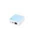 TP-Link TL-WR802N router inalámbrico Ethernet rápido Banda única (2,4 GHz) Azul, Blanco