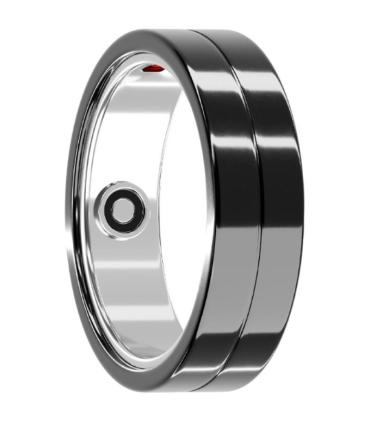 Anillo Inteligente Maxcom MR100 Talla 11/65/ 20.7mm/ Notificaciones/ Frecuencia Cardaca/ Negro