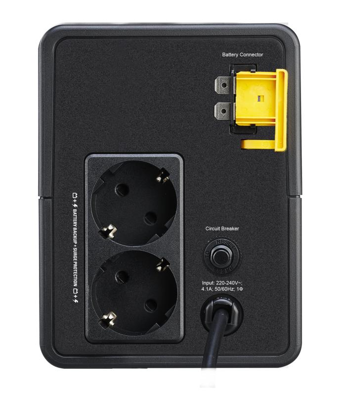 APC BVX900LI-GR sistema de alimentación ininterrumpida (UPS) Línea interactiva 0,9 kVA 480 W 2 salidas AC