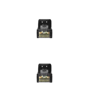 Nanocable Cable de red latiguillo RJ45 LSZH Cat.6A UTP AWG24, Negro, 2.0m