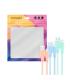 Nanocable 3 Cables Lightning a USB 2.0, Lightning M-USB A M, Rosa, Azul y Verde, 1 m