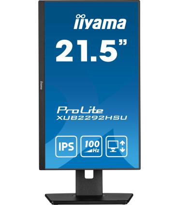 iiyama ProLite XUB2292HSU-B6 pantalla para PC 55,9 cm (22") 1920 x 1080 Pixeles Full HD LED Negro