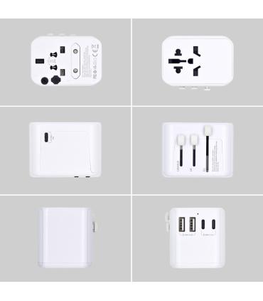 Ewent EW1470 cargador de dispositivo móvil Blanco