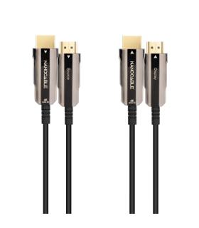 Nanocable Cable HDMI V2.0 AOC 4K@60Hz 18Gbps A M-A M, Negro, 20 m