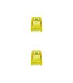 Nanocable Cable de red latiguillo RJ45 LSZH Cat.6A SFTP AWG26, Amarillo, 1.0 m
