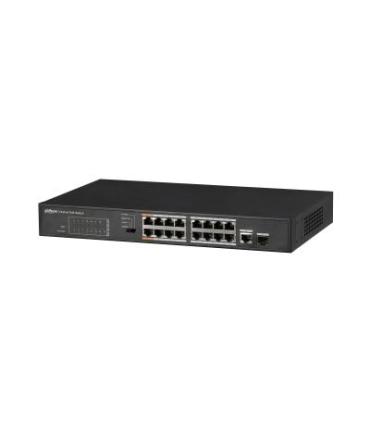 Dahua Technology PFS3117-16ET-135 switch No administrado L2 Fast Ethernet (10 100) Energía sobre Ethernet (PoE) Negro