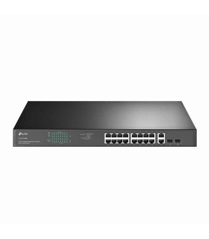 TP-Link TL-SG1218MP switch No administrado Gigabit Ethernet (10 100 1000) Energía sobre Ethernet (PoE) 1U Negro