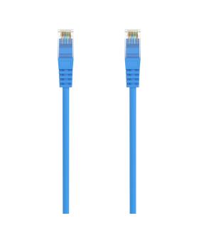 AISENS Cable de Red Latiguillo RJ45 LSZH Cat.6A 500 Mhz UTP AWG24, Azul, 25CM
