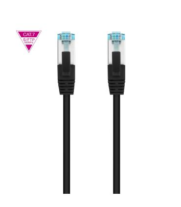 Nanocable Cable de Red Cat.7 600MHZ LSZH SFTP PIMF AWG26, Negro, 50 cm
