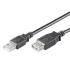 Ewent EC1012 cable USB USB 2.0 1,8 m USB A Negro
