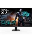GIGABYTE GS27FC 27" Monitor de Juego Curvo FHD - 1920 x 1080, 1500R, 180Hz, 1 ms, 250 cd/m², FreeSync Premium, HDR Ready, HDMI