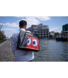 Konix KX PACMAN SHOPPING BAG MAZE Negro Bolso grande