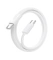 AISENS Cable USB 2.0 3A 60W Apple, tipo USB-C/M-USB-C/M, Blanco, 1.0m