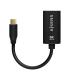 AISENS Conversor Aluminio USB-C a Displayport 8K@60Hz, USB-C M-DP H, Negro, 15cm
