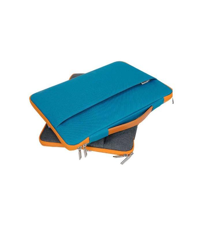 Maillon Technologique MTTOULOUSSE15BLUE maletines para portátil 39,6 cm (15.6") Funda Azul, Naranja