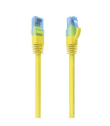 AISENS Cable De Red Latiguillo RJ45 Cat.6 UTP AWG26 CCA, Amarillo, 3.0 m