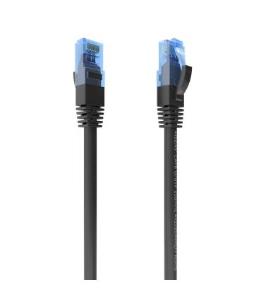 AISENS Cable De Red Latiguillo RJ45 Cat.6 UTP AWG26 CCA, Negro, 30 cm