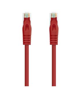 Nanocable Cable Red Latiguillo RJ45 LSZH CAT.6A UTP AWG24, Rojo, 25 cm