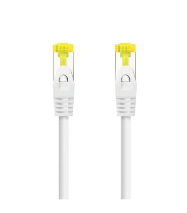 Nanocable Cable de red latiguillo RJ45 LSZH Cat.6A SFTP AWG26, Blanco, 0.5m