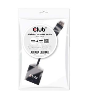 CLUB3D DisplayPort 1.2 a HDMI 2.0 UHD Adaptador Activo