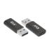 CLUB3D CAC-1525 cambiador de género para cable USB A USB Type C Negro