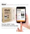 CLUB3D Ultra High Speed HDMI 4K120Hz, 8K60Hz Certified Cable 48Gbps M/M 2 m / 6.56 ft