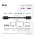 CLUB3D Ultra High Speed HDMI 4K120Hz, 8K60Hz Certified Cable 48Gbps M M 1 m 3.28 ft