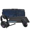 Deep Gaming Pack gaming DeepX-Wing 2 teclado Ratón incluido Juego USB QWERTY Español Negro