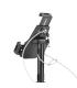 AISENS Soporte Antirobo de Sobremesa   Pared Ajustable (1 Pivote) para Tablet, Negro
