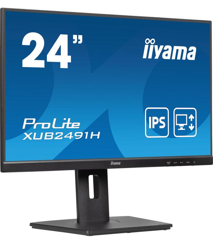 iiyama ProLite XUB2491H-B1 pantalla para PC 60,5 cm (23.8") 1920 x 1080 Pixeles Full HD LED Negro